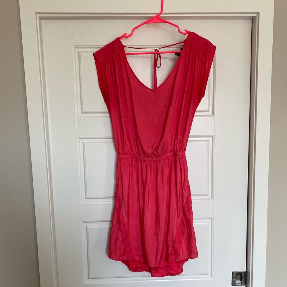 Pink Short Sleeve dress